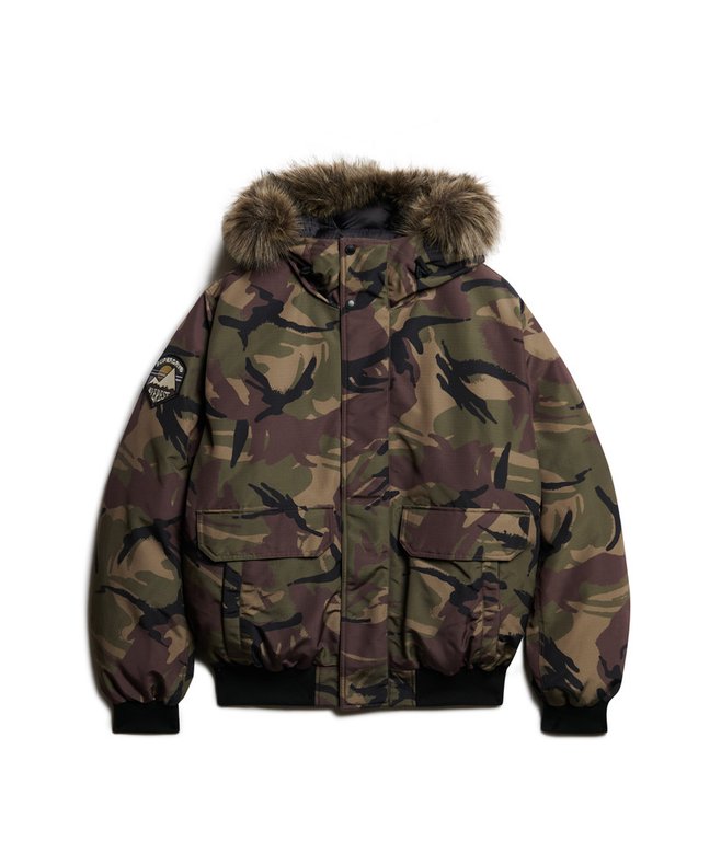 Everest Faux Fur Bomber Jacket