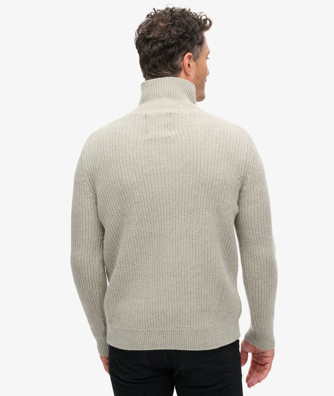 The Merchant Store - Shawl Neck Jumper