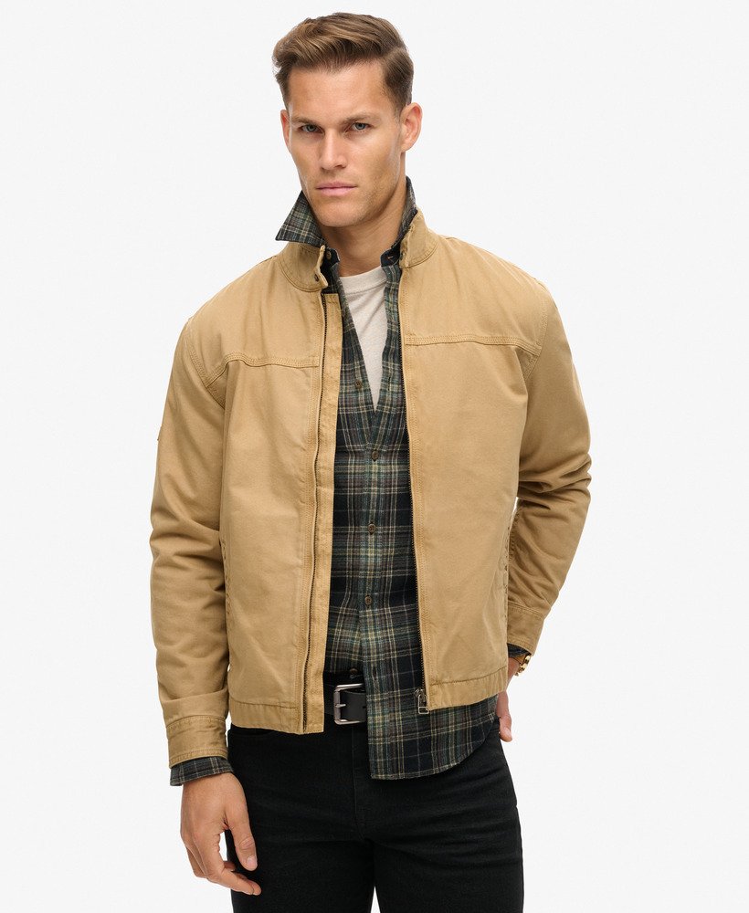 mens Classic Harrington Jacket in Canyon Beige | Superdry CA-EN