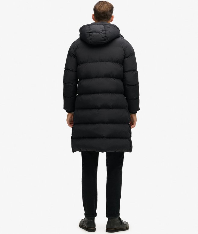 Hooded Longline Puffer Jacket