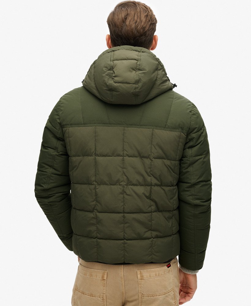 Ocieplana kurtka Expedition z kapturem Dział męski w oliwkowy