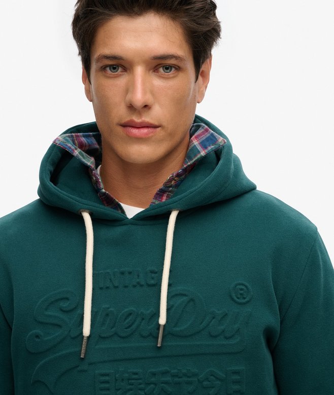 Embossed Graphic Hoodie