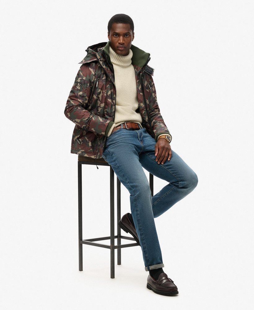 mens Mountain SD Windcheater Jacket in Alpine Camo | Superdry IE