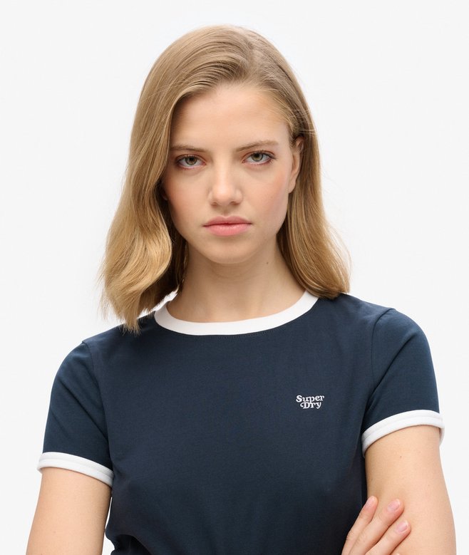 Organic Cotton Ringer Crop T-shirt