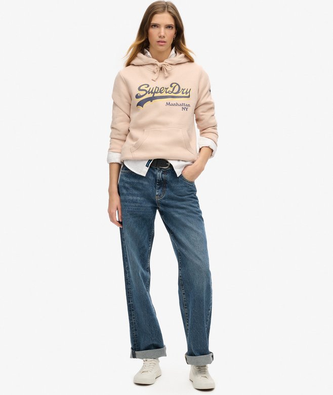 Graphic Logo Sparkle Hoodie