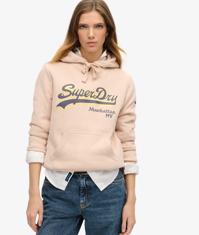 Graphic Logo Sparkle Hoodie