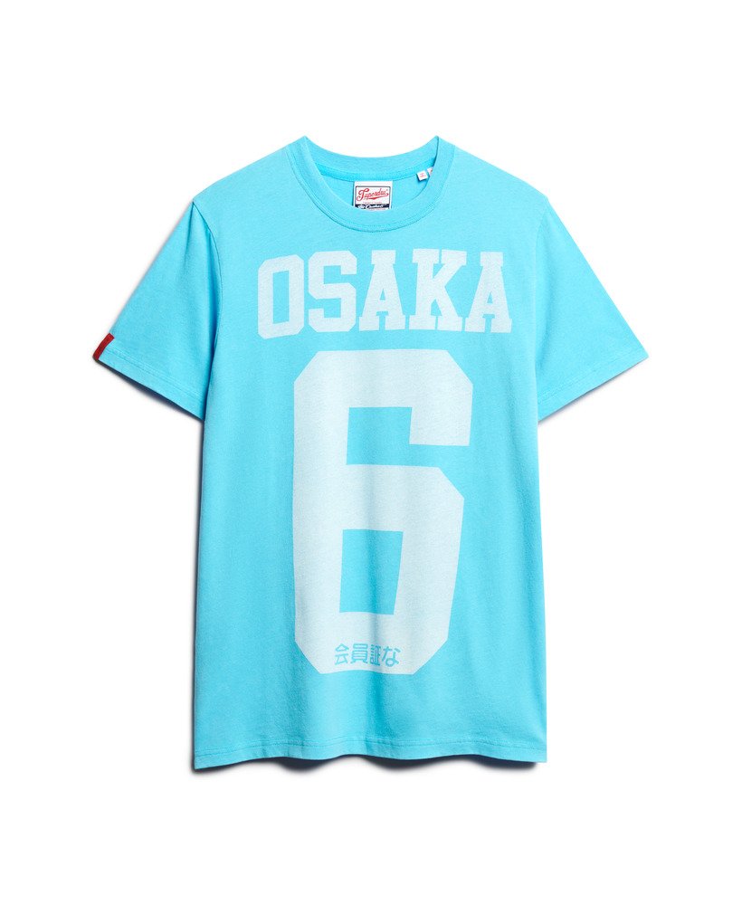 mens Osaka 6 Kiss Print T-Shirt in BLUE | Superdry CA-EN