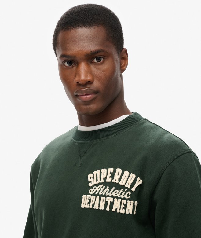 Vintage Athletic Crew Neck Sweatshirt