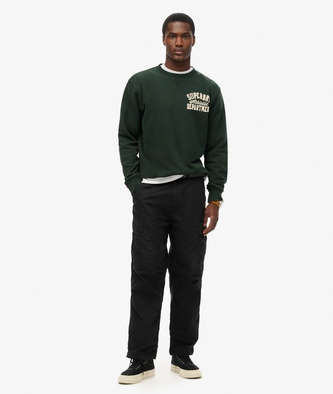 Vintage Athletic Crew Neck Sweatshirt