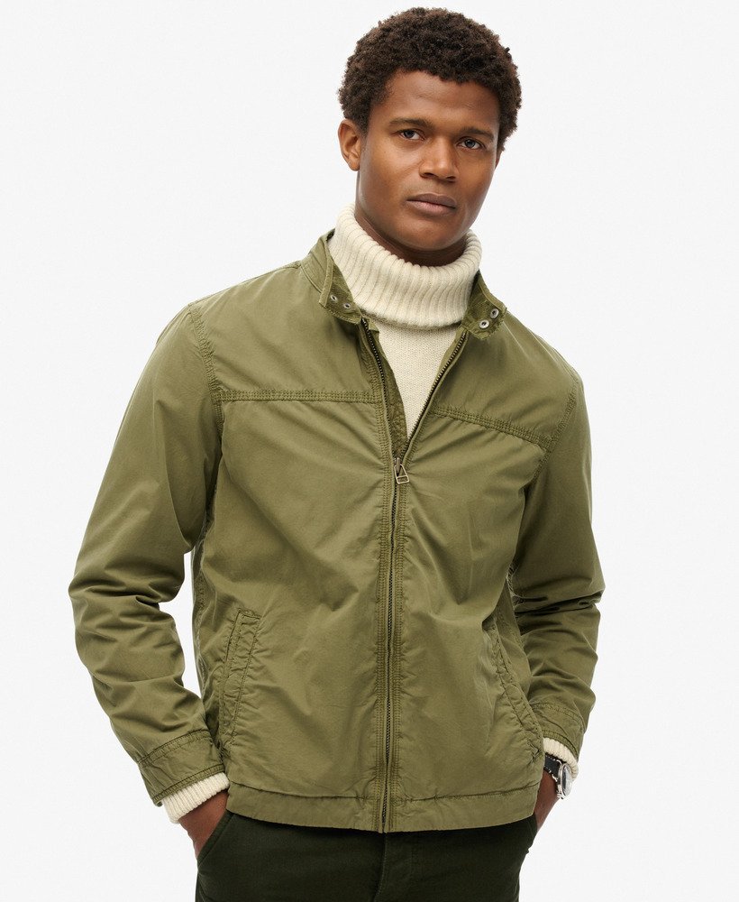 mens Classic Harrington Jacket in Dark Khaki | Superdry CA-EN