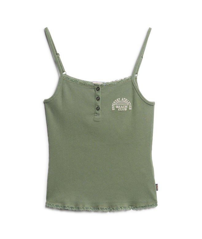 Athletic Essentials Button Down Cami Top