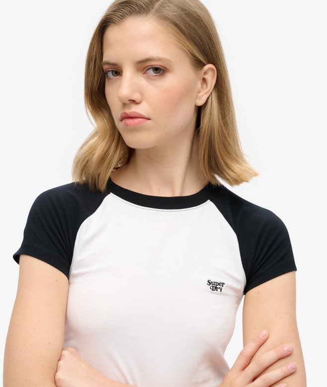 Cropped Baseball Baby T-Shirt