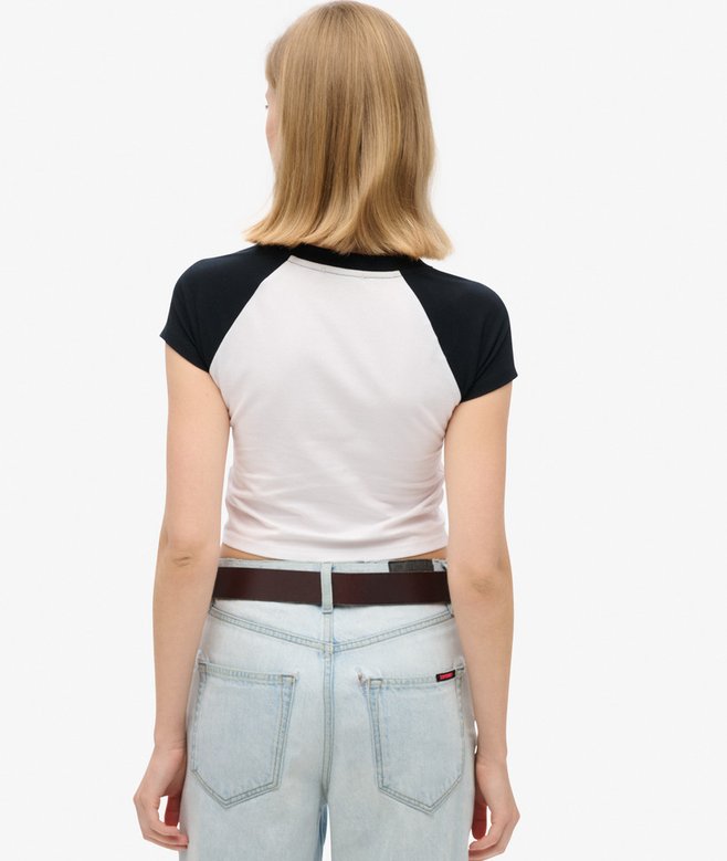 Cropped Baseball Baby T-Shirt