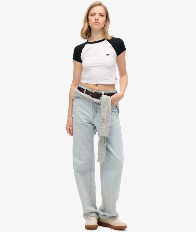 Cropped Baseball Baby T-Shirt