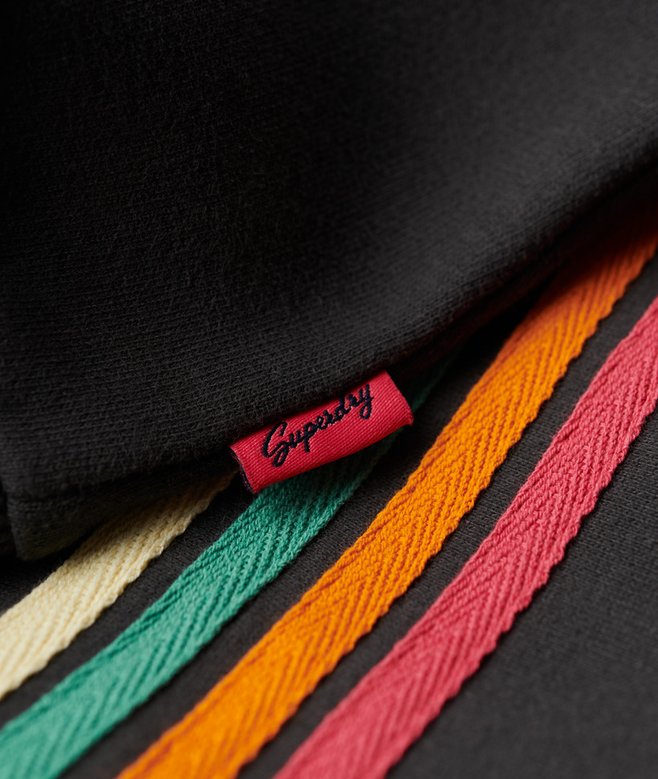Rainbow Stripe Logo Hoodie