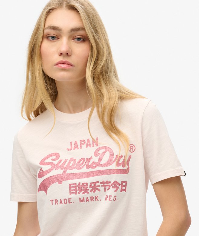 Metallic Logo Relaxed T-Shirt