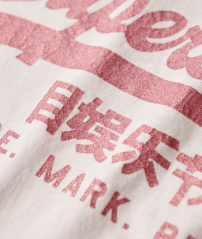 Metallic Logo Relaxed T-Shirt