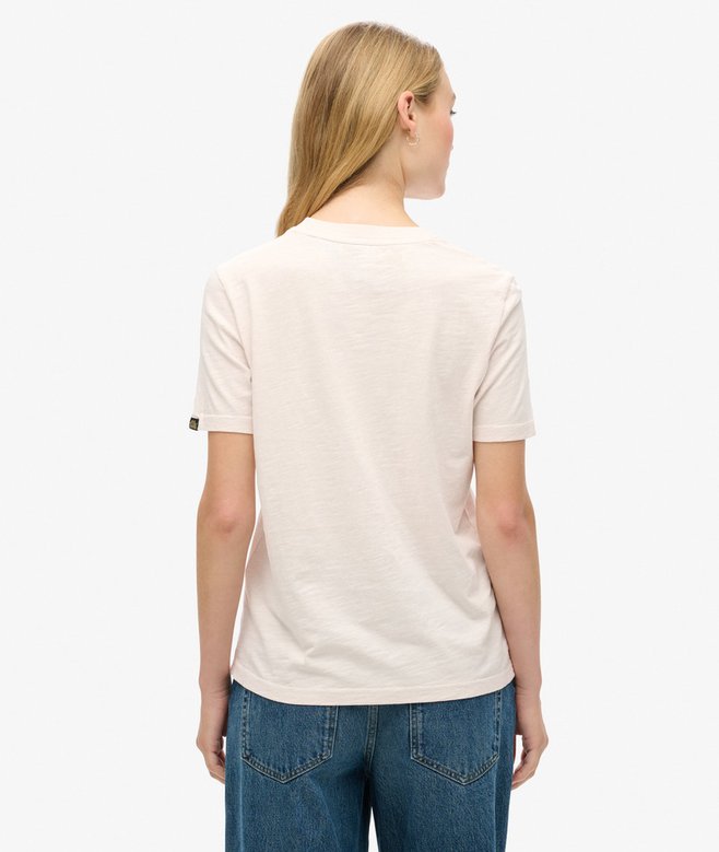 Metallic Logo Relaxed T-Shirt