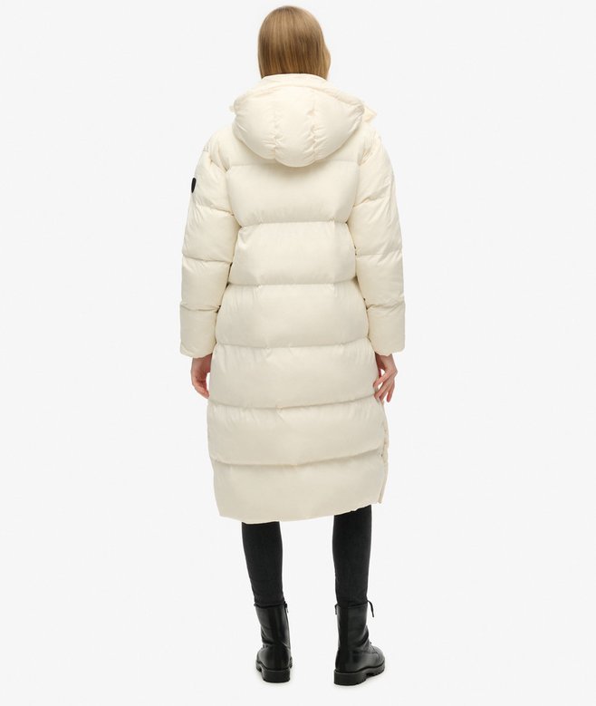 Hooded Longline Puffer Coat