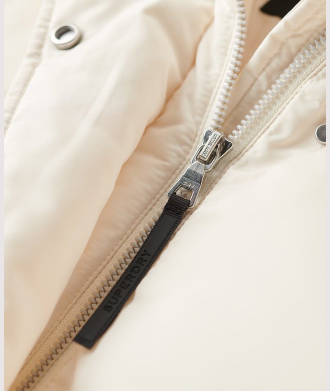 Hooded Longline Puffer Coat