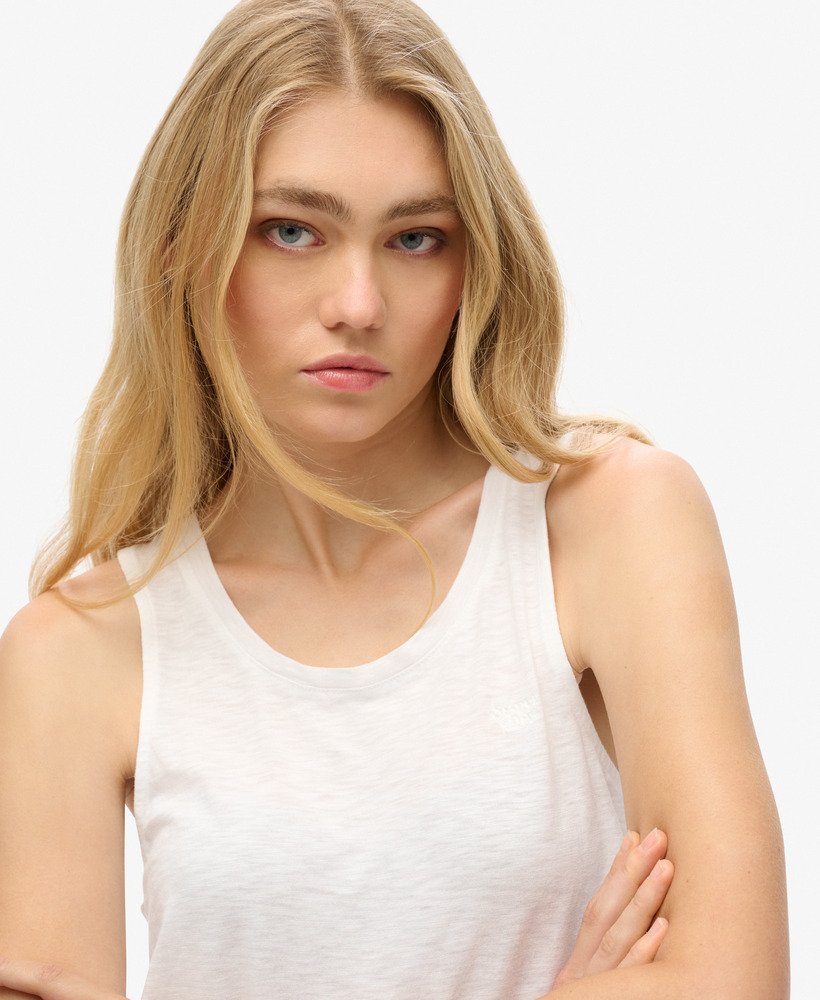 Sleek Solid Color Scoop Neck Tank Top