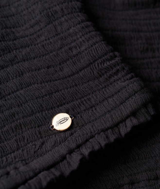 Smocked Woven Top