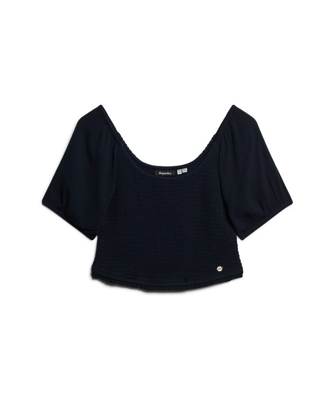 Smocked Woven Top
