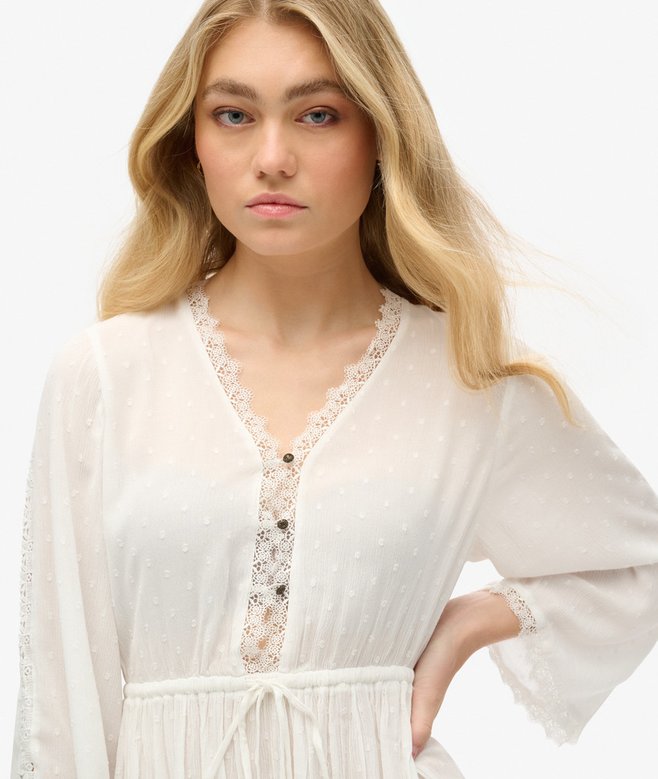 Ibiza V-Neck Mini Dress