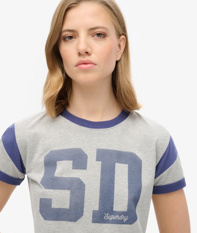 Athletic Essentials Graphic Ringer T-Shirt