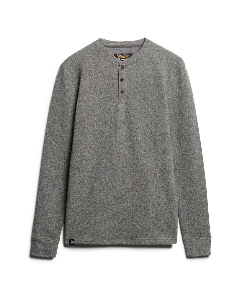Merchant Grandad Top-Heritage Grey Grindle