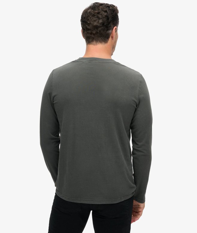 Workwear Applique Long Sleeve Top