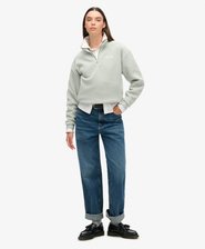 Country Club Borg Lined Half Zip Sweatshirt