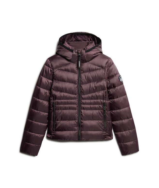 Hooded Fuji Quilted Padded Jacket