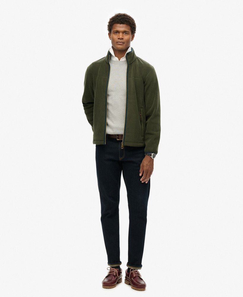 mens Estate Full Zip Fleece in Surplus Goods Olive Green
