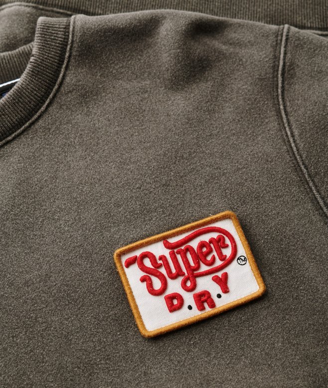 Mechanic Loose Fit Crew Sweatshirt