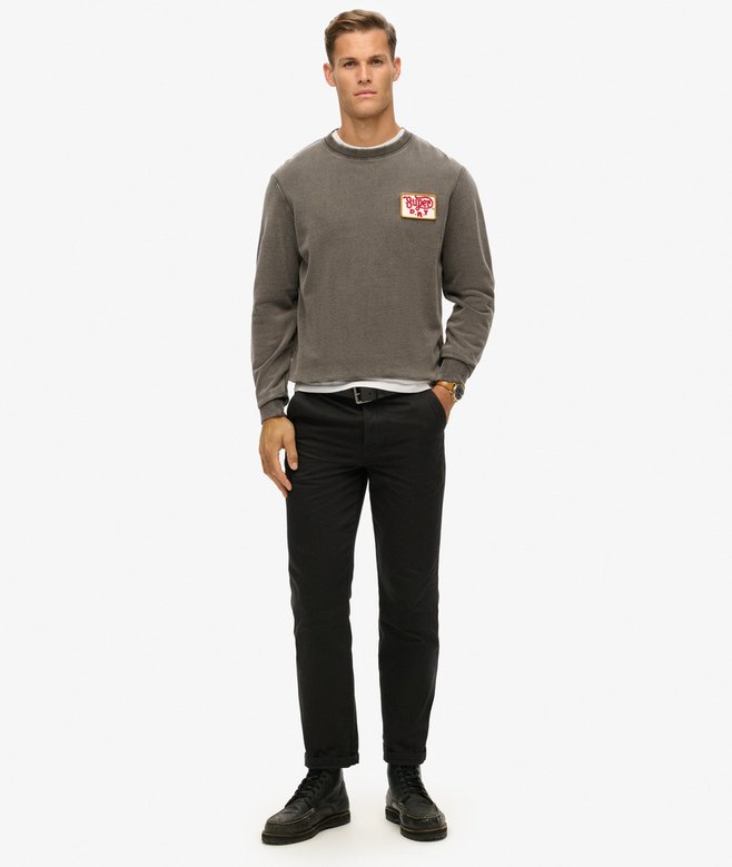 Mechanic Loose Fit Crew Sweatshirt