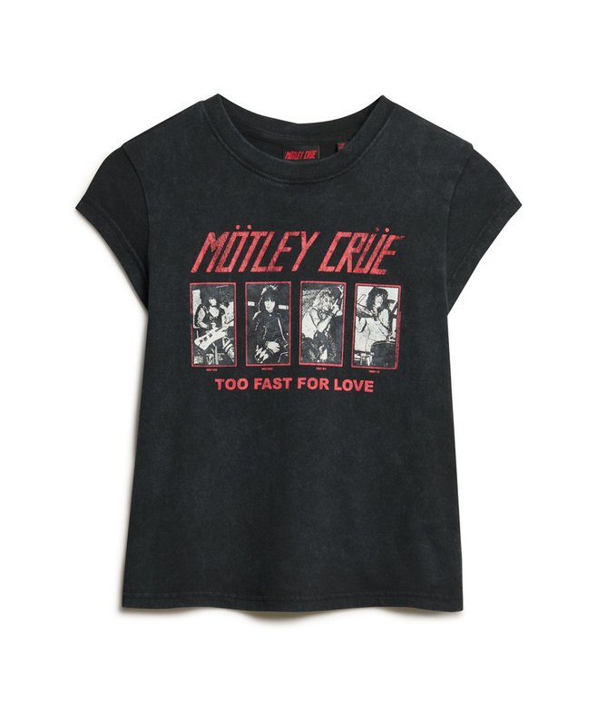 Motley Crue x Superdry Cap Sleeve T-Shirt
