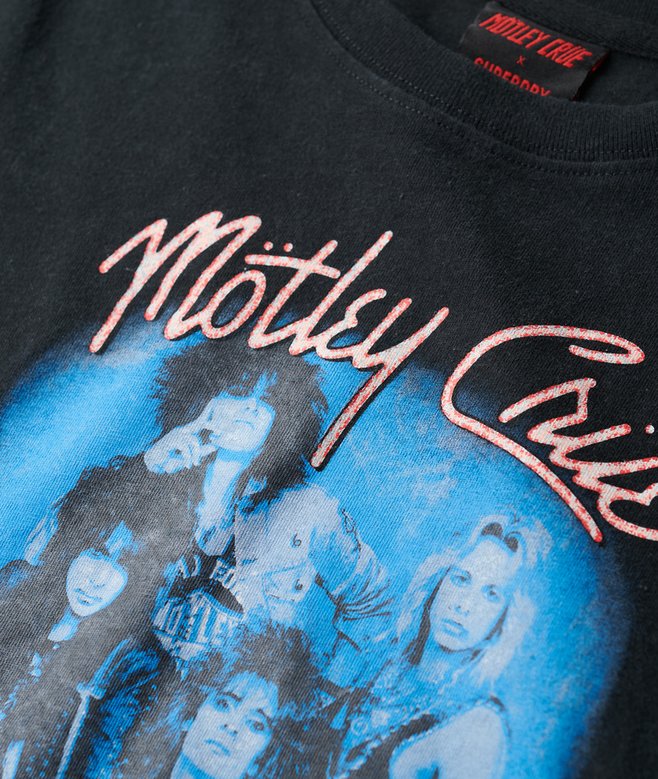 Motley Crue x Superdry Cap Sleeve T-Shirt