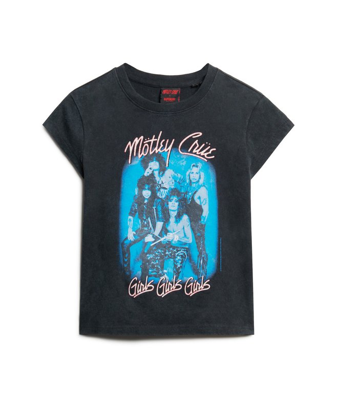 Motley Crue x Superdry Cap Sleeve T-Shirt