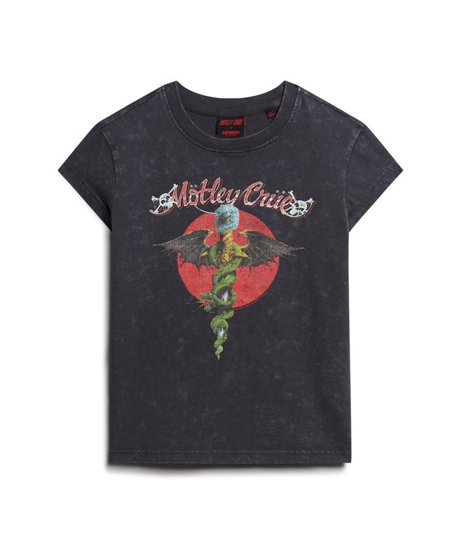 Motley Crue x Superdry Cap Sleeve T-Shirt