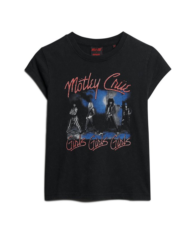 Motley Crue x Superdry Cap Sleeve T-Shirt
