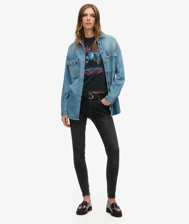 Motley Crue x Superdry Cap Sleeve T-Shirt