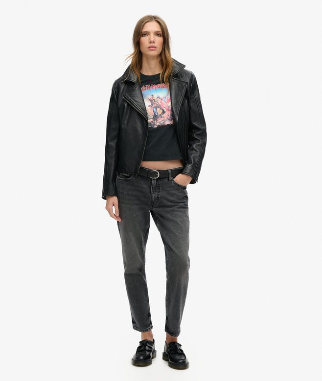 Iron Maiden x Superdry Cap Sleeve Band T-Shirt