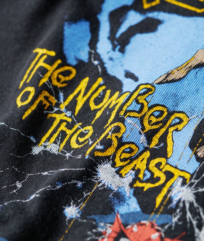 Iron Maiden x Superdry Cap Sleeve Band T-Shirt