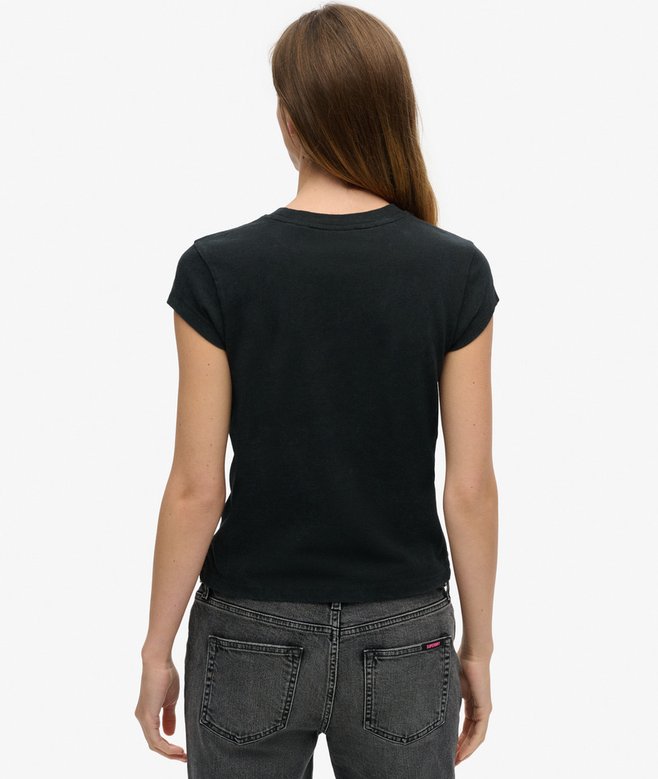 Iron Maiden x Superdry Cap Sleeve Band T-Shirt