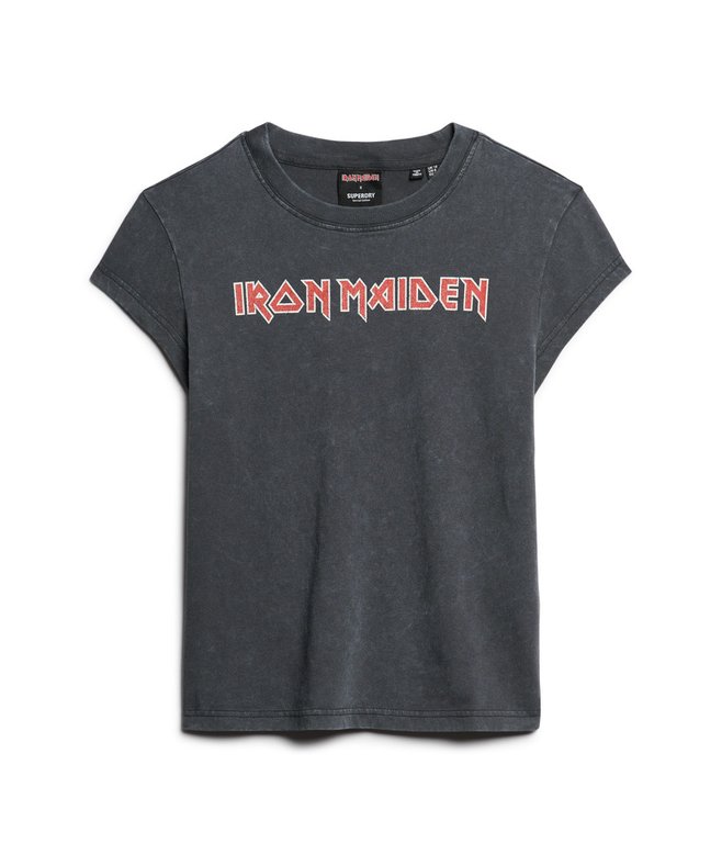 Iron Maiden x Superdry Cap Sleeve Band T-Shirt