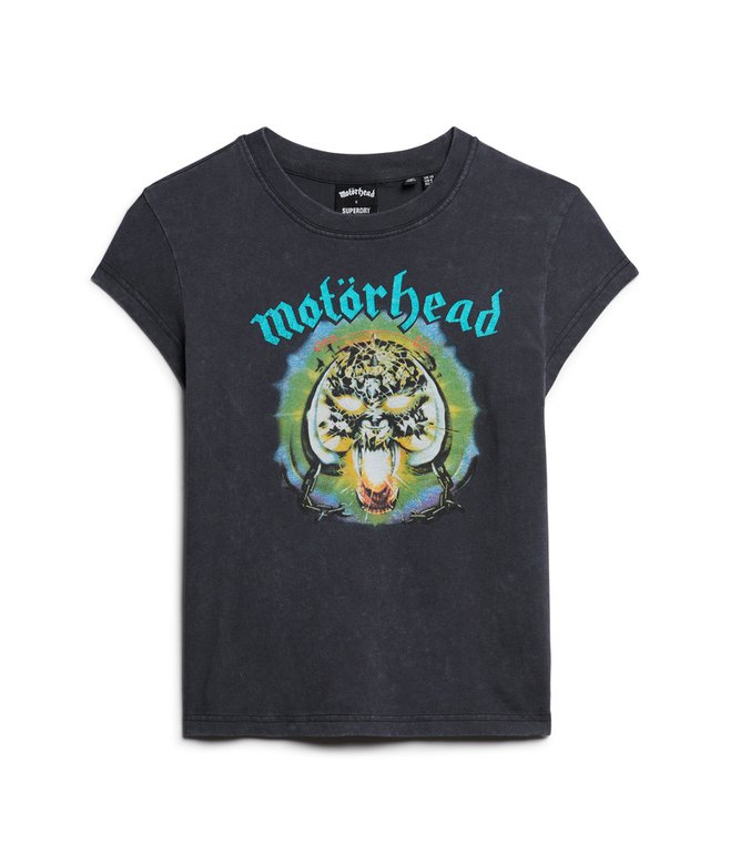 Motörhead x Superdry Cap Sleeve Band T-Shirt