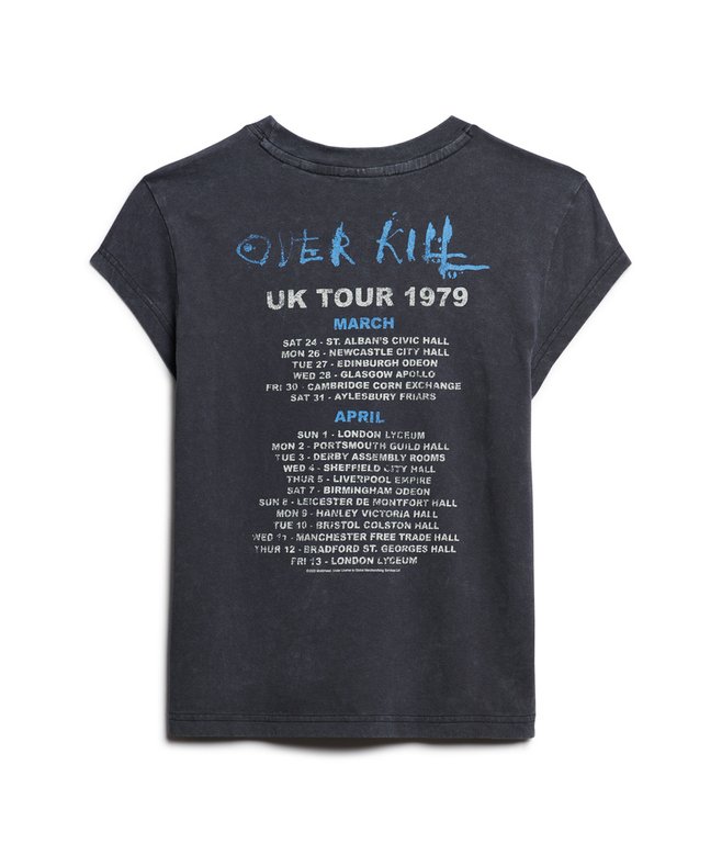 Motörhead x Superdry Cap Sleeve Band T-Shirt