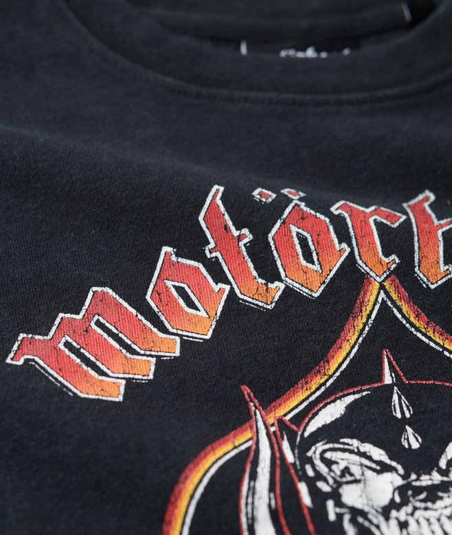Motörhead x Superdry Cap Sleeve Band T-Shirt