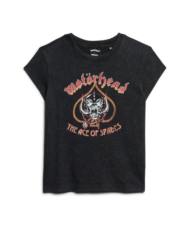 Motörhead x Superdry Cap Sleeve Band T-Shirt